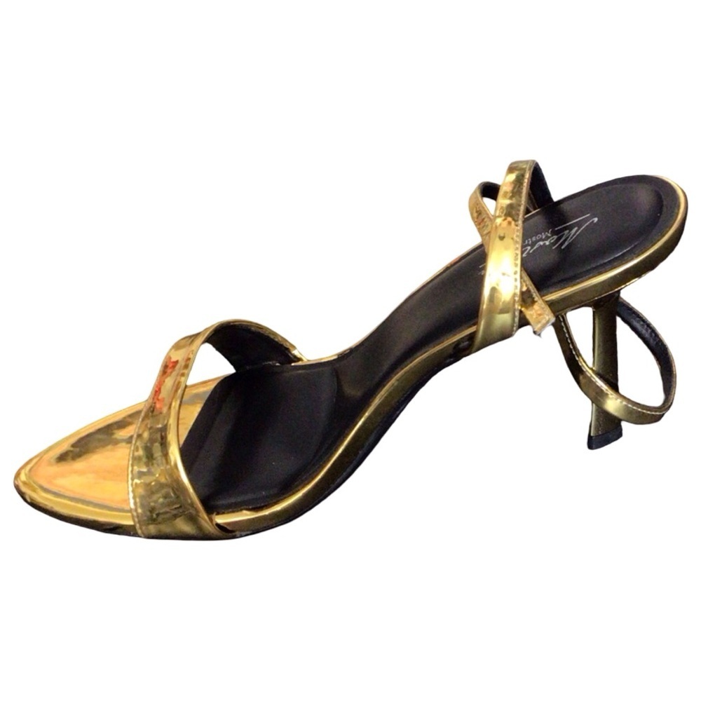 Amazon Gold Strappy Heels